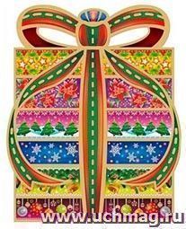 Новогоднее оконное украшение "Подарок"