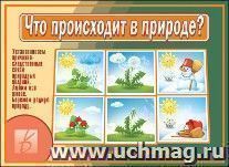Дидактический материал. Что происходит в природе?