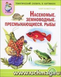 Тематический словарь в картинках. Мир животных. Насекомые. Земноводные. Пресмыкающиеся. Рыбы