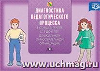 Диагностика педагогического процесса в старшей группе (с 5 до 6 лет) дошкольной образовательной организации