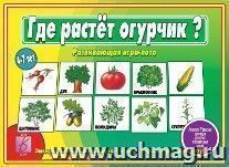 Где растет огурчик? Развивающая игра-лото
