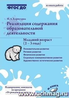 Реализация содержания образовательной деятельности. Младший возраст (2-3 года)