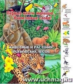 Животные и растения тропических лесов. Первые книги малыша. Учим новые слова