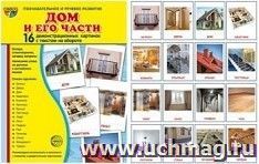 Дом и его части. Демонстрационные картинки