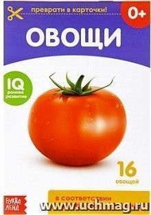 Обучающая книжка "Овощи"