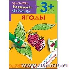 Раскраска с наклейками "Ягоды"