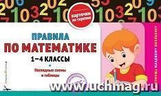 Правила по математике: 1-4 классы