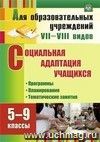 Социальная адаптация учащихся. 5-9 классы: программы, планирование, тематические занятия Социальная адаптация учащихся. 5-9 классы: программы, планирование, тематические занятия