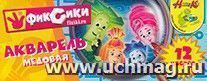 Акварель медовая "Фиксики" 12 цв.