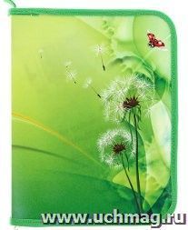 Папка для тетрадей, зеленая