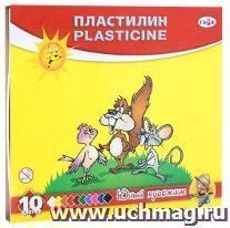 Пластилин "Юный художник", 10 цветов