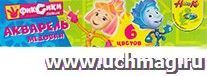 Краски акварельные "Фиксики", 6 цв.