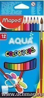 Карандаши цветные акварельные "Color Peps Aqua", 12 цв.