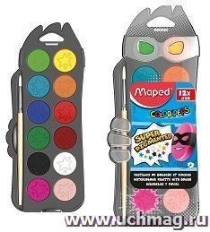 Краски акварельные "Maped", 12 цв.