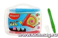 Мелки гелевые "Maped Color Peps", 6 цветов