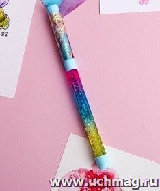 Ручка с играющими блёстками "Холодное сердце"
