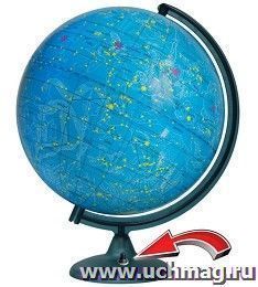 Глобус Звездного неба, с подсветкой от батарейки, 320 мм