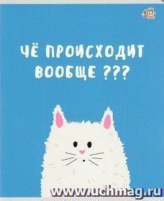Тетрадь общая "Чё происходит вообще???", 48 л., клетка