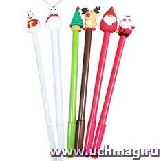 Ручка шариковая "Christmas", микс