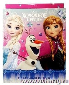 Пластилин "Холодное сердце", 10 цв.