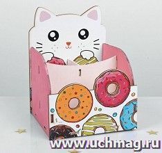 Органайзер для канцтоваров "Котик"