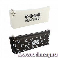 Пенал мягкий "Жест", в ассортименте