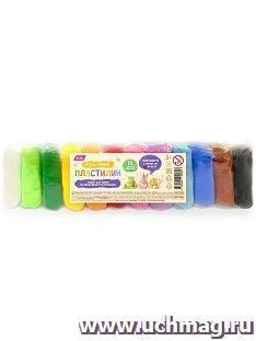 Пластилин воздушный, 12 цветов