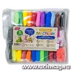 Пластилин воздушный, 36 цветов