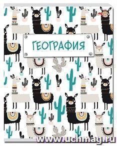 Тетрадь общая "Hip География" 48 л., клетка