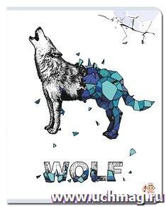 Тетрадь общая "Wolf Stone", 48 листов, клетка