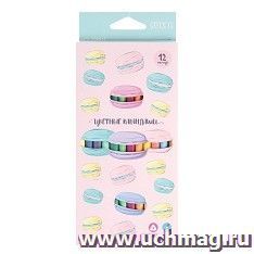 Карандаши цветные "First Macaroon", 12 цветов