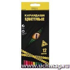 Карандаши цветные "Light Dangerous", 12 цветов