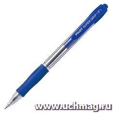 Ручка шариковая автоматическая PILOT SUPER GRIP, синяя