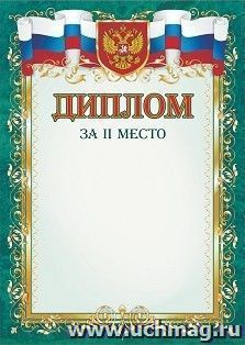 Диплом за II место