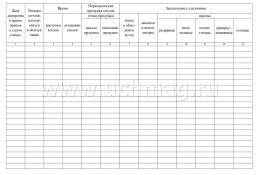 Сменный журнал котельной: (Формат 84х60/8, бл. писчая, обл. мелованный картон , альбомный спуск, 96 стр.) — интернет-магазин УчМаг