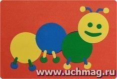 Мягкий пазл "Гусеница"