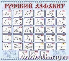 Стенд "Русский алфавит": Размер 0,8*0,9 м