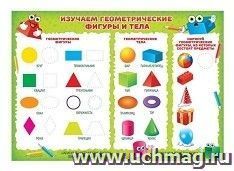 Многоразовый плакат "Геометрические фигуры"