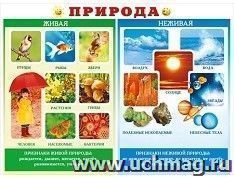 Плакат "Живая и неживая природа"