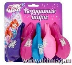 Воздушные шары "С Днём рождения". Феи Винкс, 12", микс