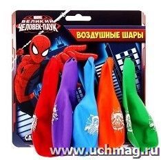 Воздушные шары двусторонние "Самый смелый". Человек-Паук, 12", микс