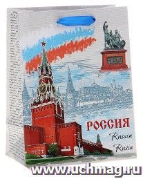 Пакет подарочный символика Россия