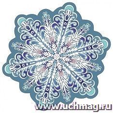 Украшение на скотче "Снежинка"