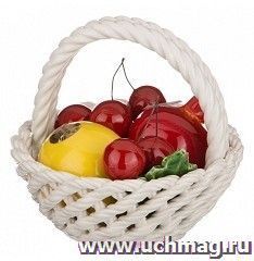 Корзина с фруктами. Декоративное изделие