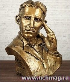 Бюст "Тесла", бронза