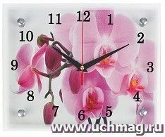 Часы настенные "Орхидеи"
