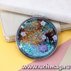 Зеркало "Leaves and sparkles"