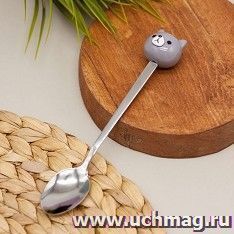 Ложка десертная "Animal cat head"
