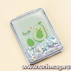 Зеркало "Sparkles avocado three"