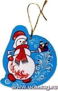 Игрушка новогодняя "Снеговик"